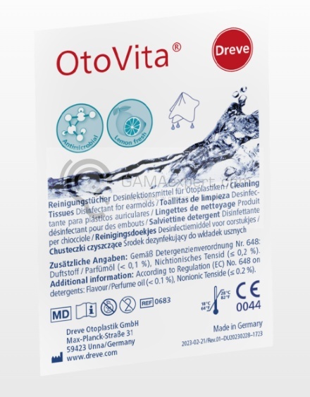 Chusteczki czyszcząco- dezynfekujące OtoVita
