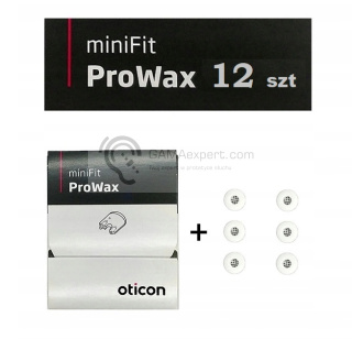 Filtry Oticon ProWax miniFit zestaw 12 szt.