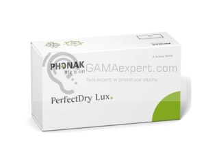 Osuszacz Phonak PerfectDry Lux z lampą UV do aparatów słuchowych.