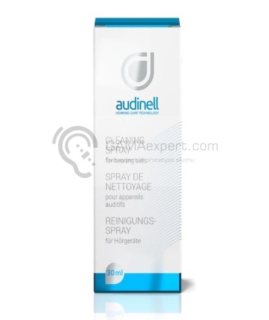Spray Audinell 30 ml do dezynfekcji wkładek i aparatu