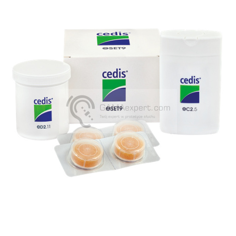 Zestaw Cedis eSET 9 do czyszczenia i osuszania aparatów słuchowych